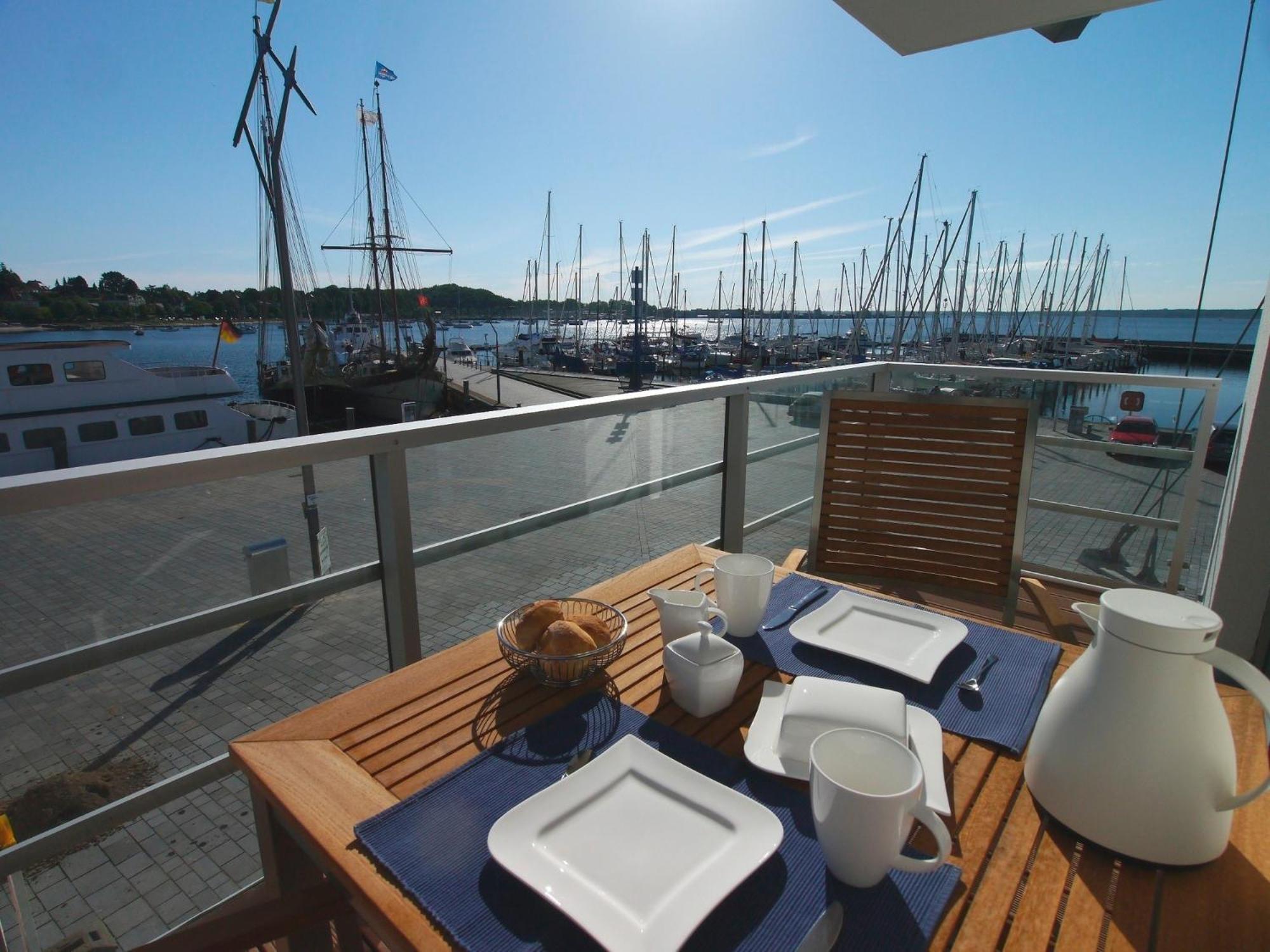 Apartment 10 - "Borbyblick" - Blickrichtung Hafen Und Offene See Eckernförde Eksteriør bilde